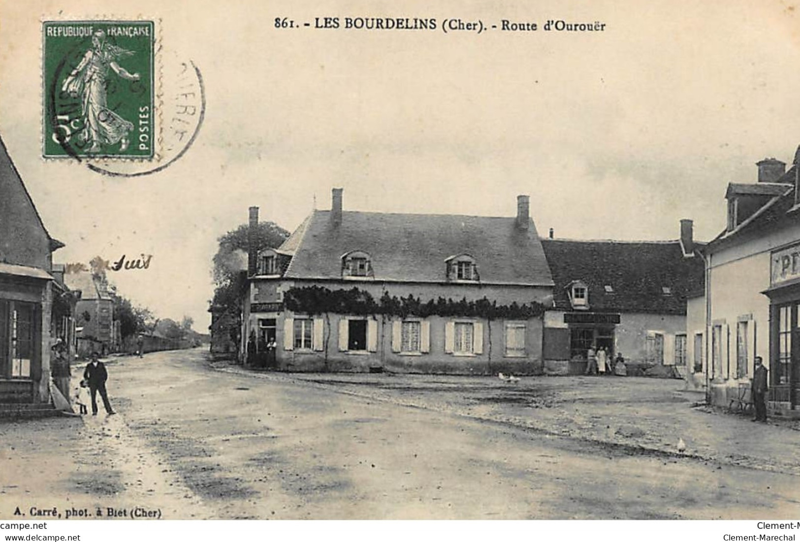 LES BOURDELINS : Route D'ourouer - Tres Bon Etat - Sonstige & Ohne Zuordnung