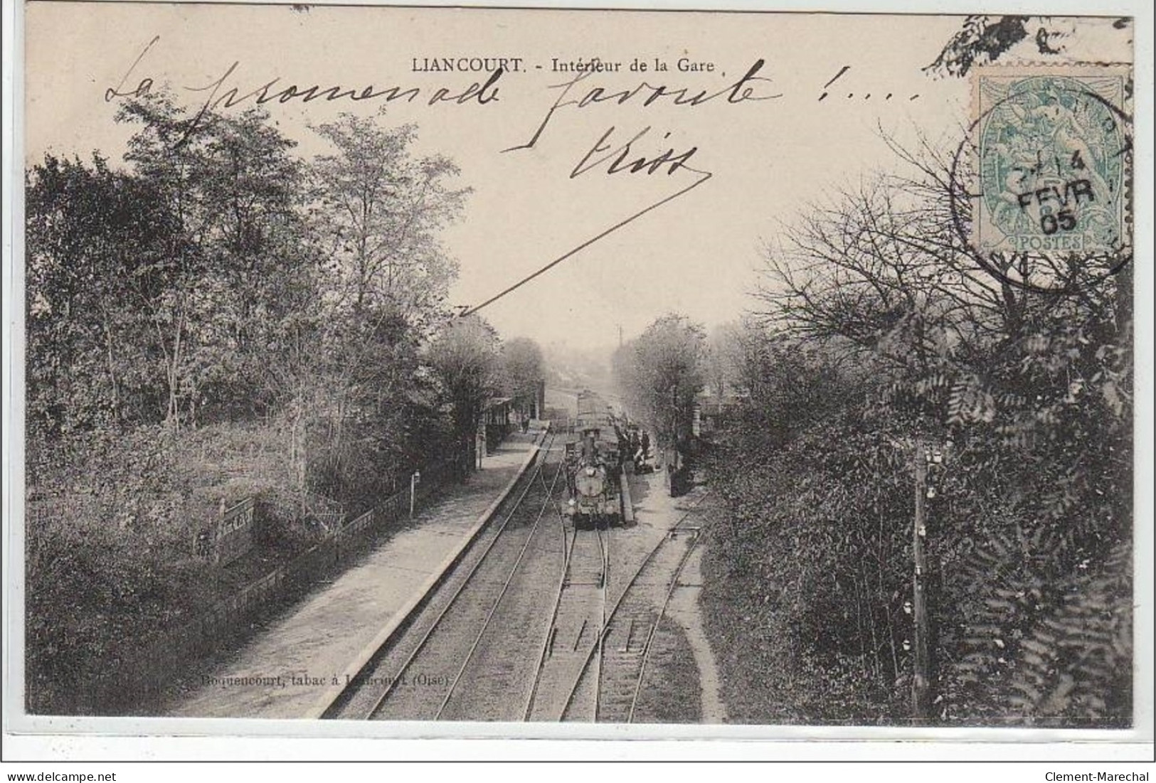 LIANCOURT : Intérieur De La Gare - Très Bon état - Liancourt