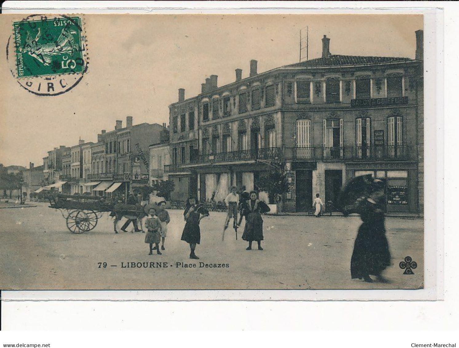 LIBOURNE : Place Decazes - Très Bon état - Libourne