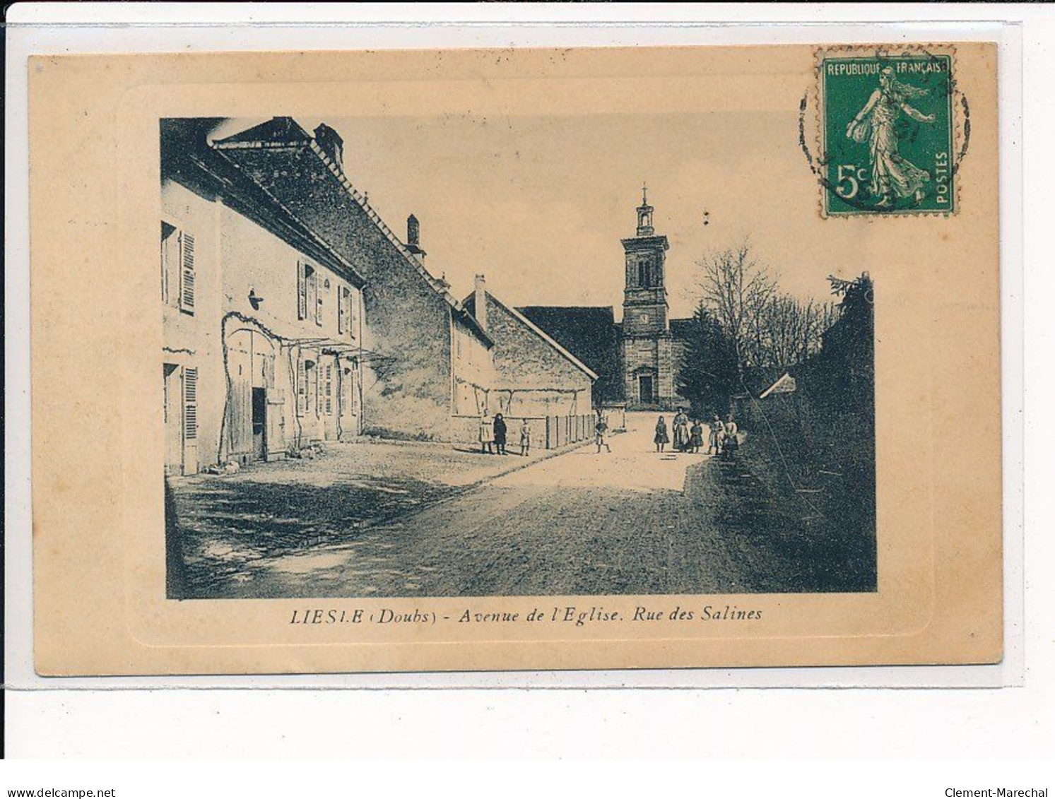 LIESLE : Avenue De L'Eglise, Rue Des Salines - Très Bon état - Sonstige & Ohne Zuordnung