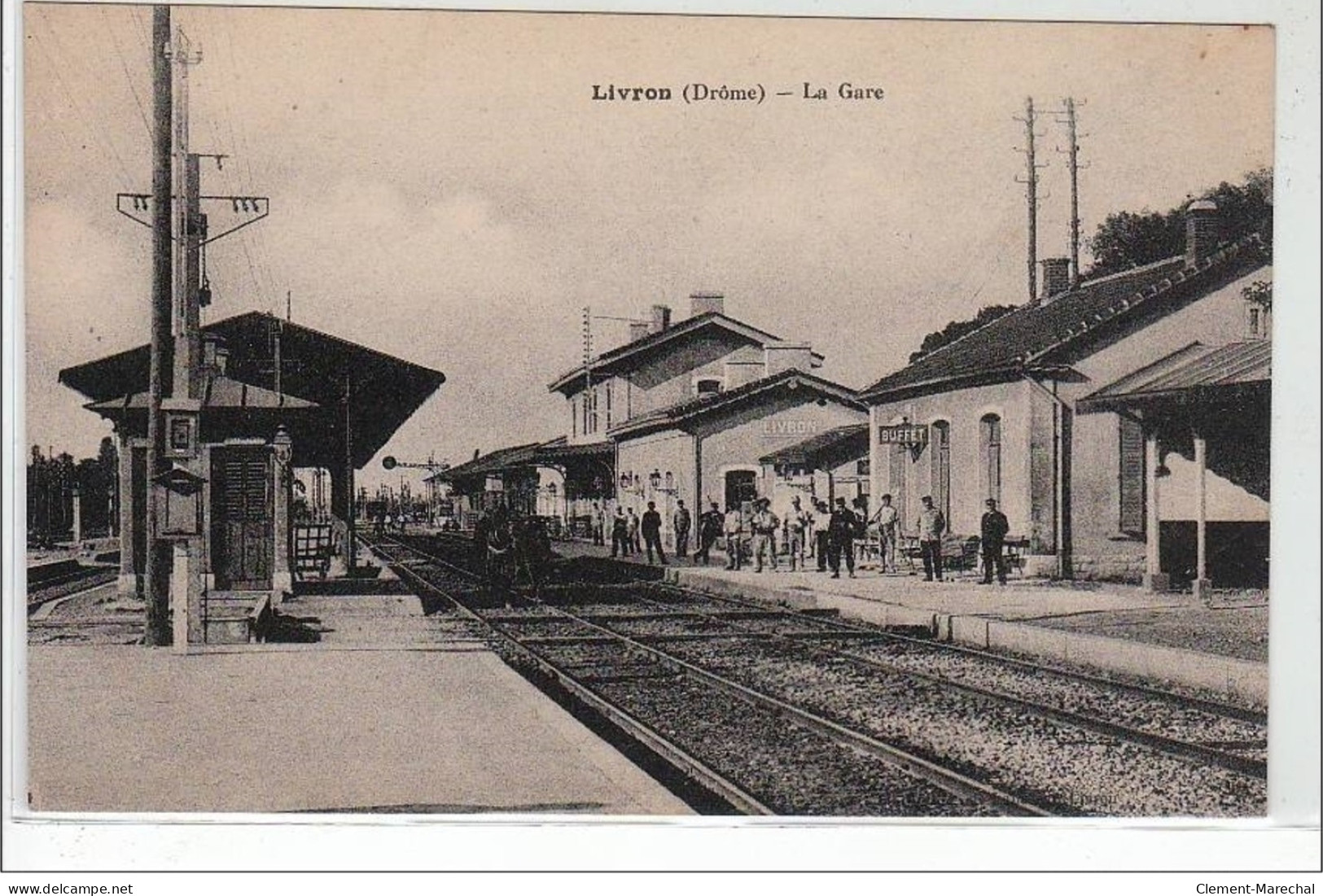 LIVRON : La Gare - Très Bon état - Other & Unclassified