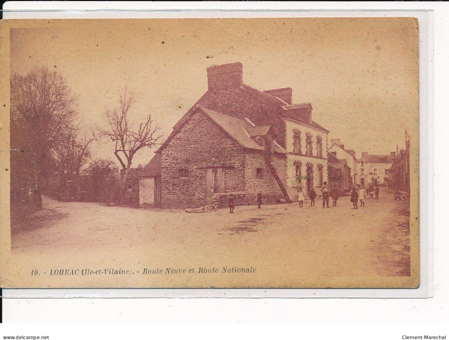 LOHEAC : Route Neuve Et Route Nationale - Très Bon état - Sonstige & Ohne Zuordnung