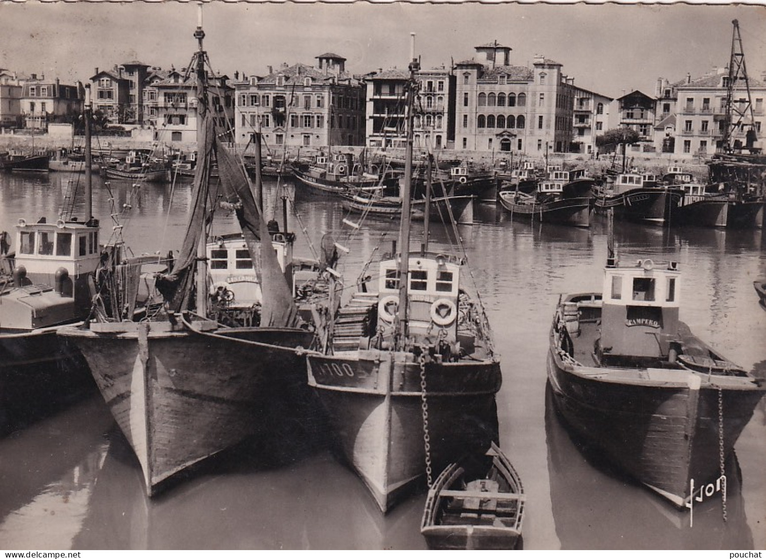 Z+ Nw-(64) SAINT JEAN DE LUZ - LE PORT ET LA MAISON DE L'INFANTE - BATEAUX DE PECHE - Saint Jean De Luz