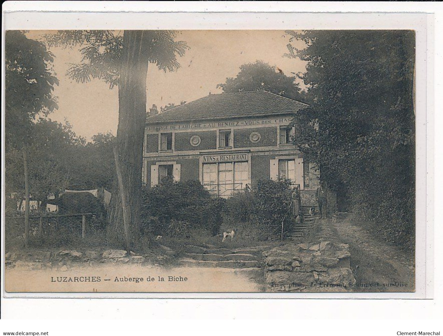 LUZARCHES : Auberge De La Biche - Très Bon état - Luzarches