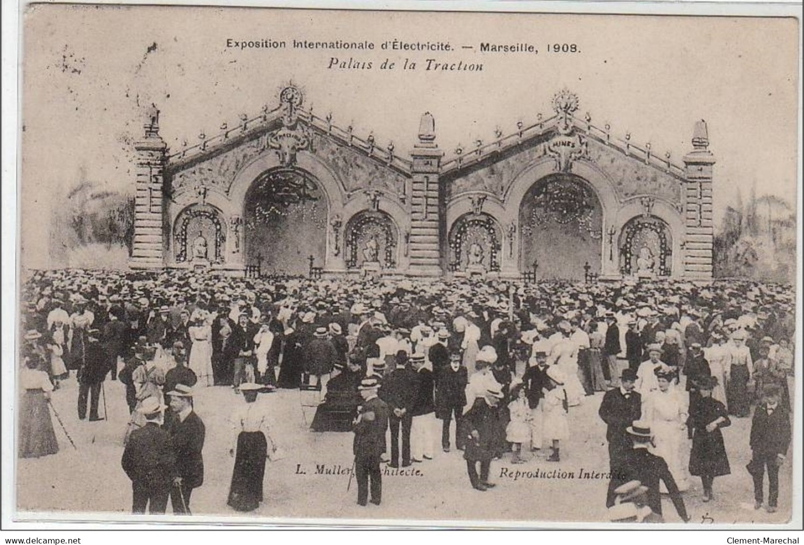 MARSEILLE - Très Bon état - Weltausstellung Elektrizität 1908 U.a.