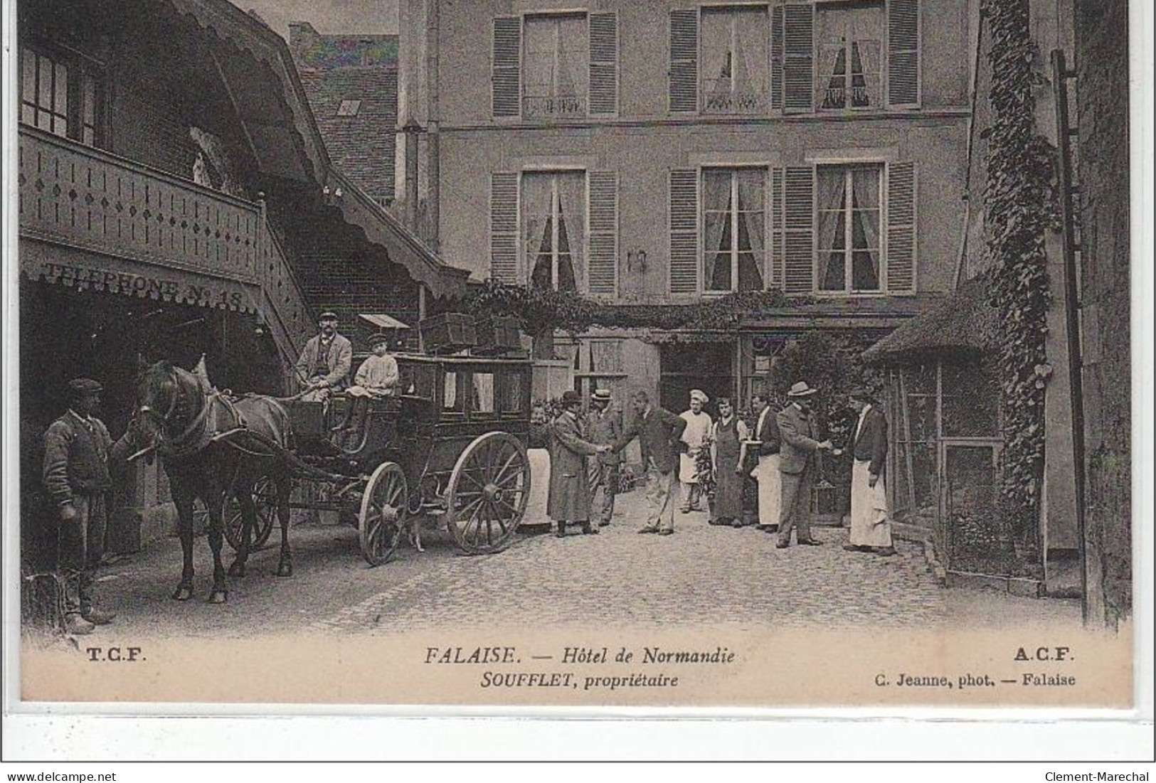 FALAISE : Hôtel De Normandie - Soufflet, Propriétaire - Très Bon état - Falaise