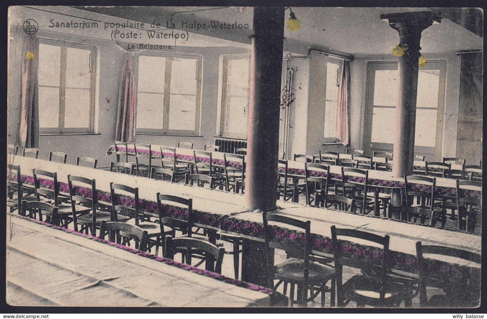 +++ CPA - LA HULPE - WATERLOO - Sanatorium Populaire - Réfectoire   // - La Hulpe