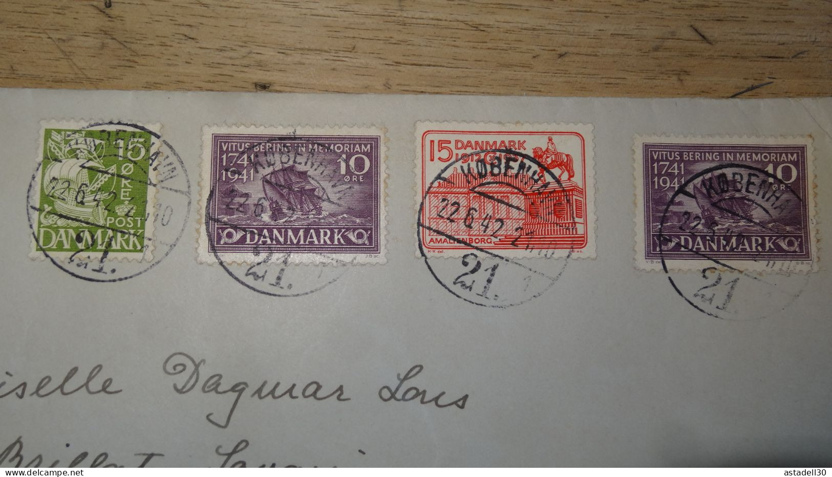 Grande Enveloppe DANEMARK, Avec Censure - 1942 .......... 240424......... CL9-57a - Covers & Documents