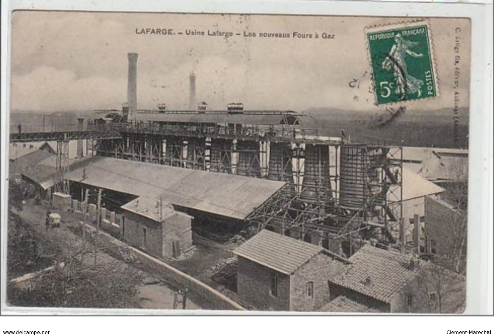 LAFARGE : Usine Lafarge - Les Nouveaux Fours à Gaz - Très Bon état - Other & Unclassified