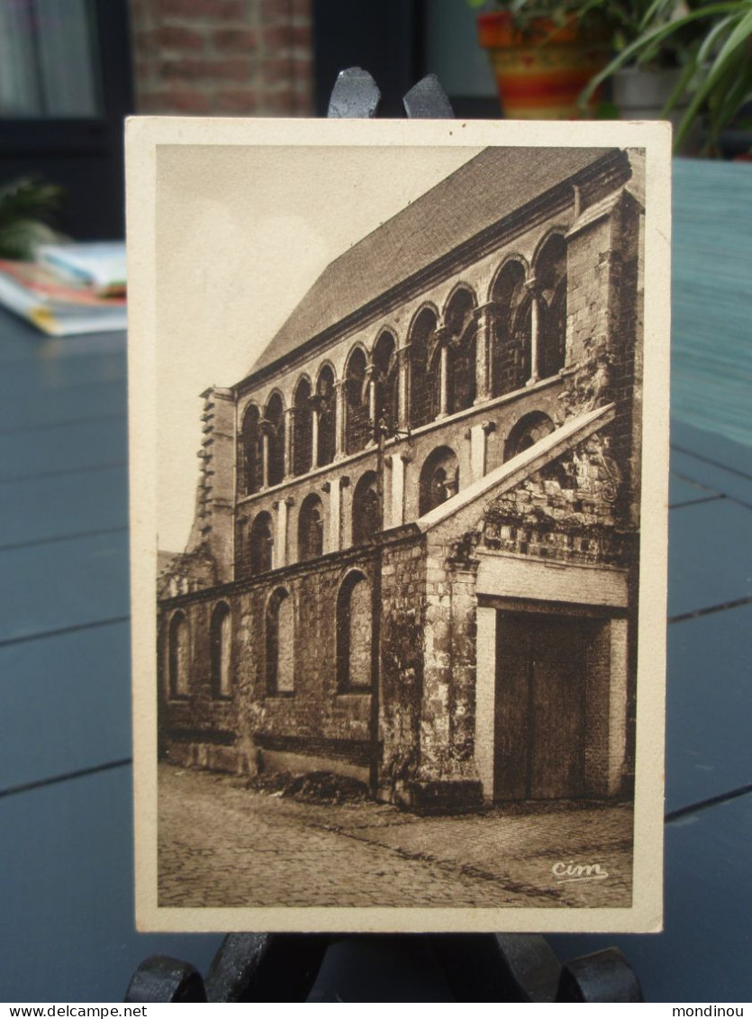 Cpa DOULLENS Eglise Saint-Pierre (XIII° Siècle) 1928 - Crucifix Sur La Gauche. - Doullens