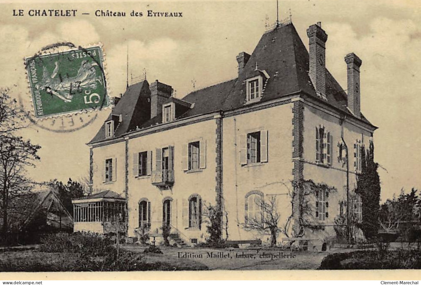 LE CHATELET : Chateau Des Etiveaux - Tres Bon Etat - Mehun-sur-Yèvre