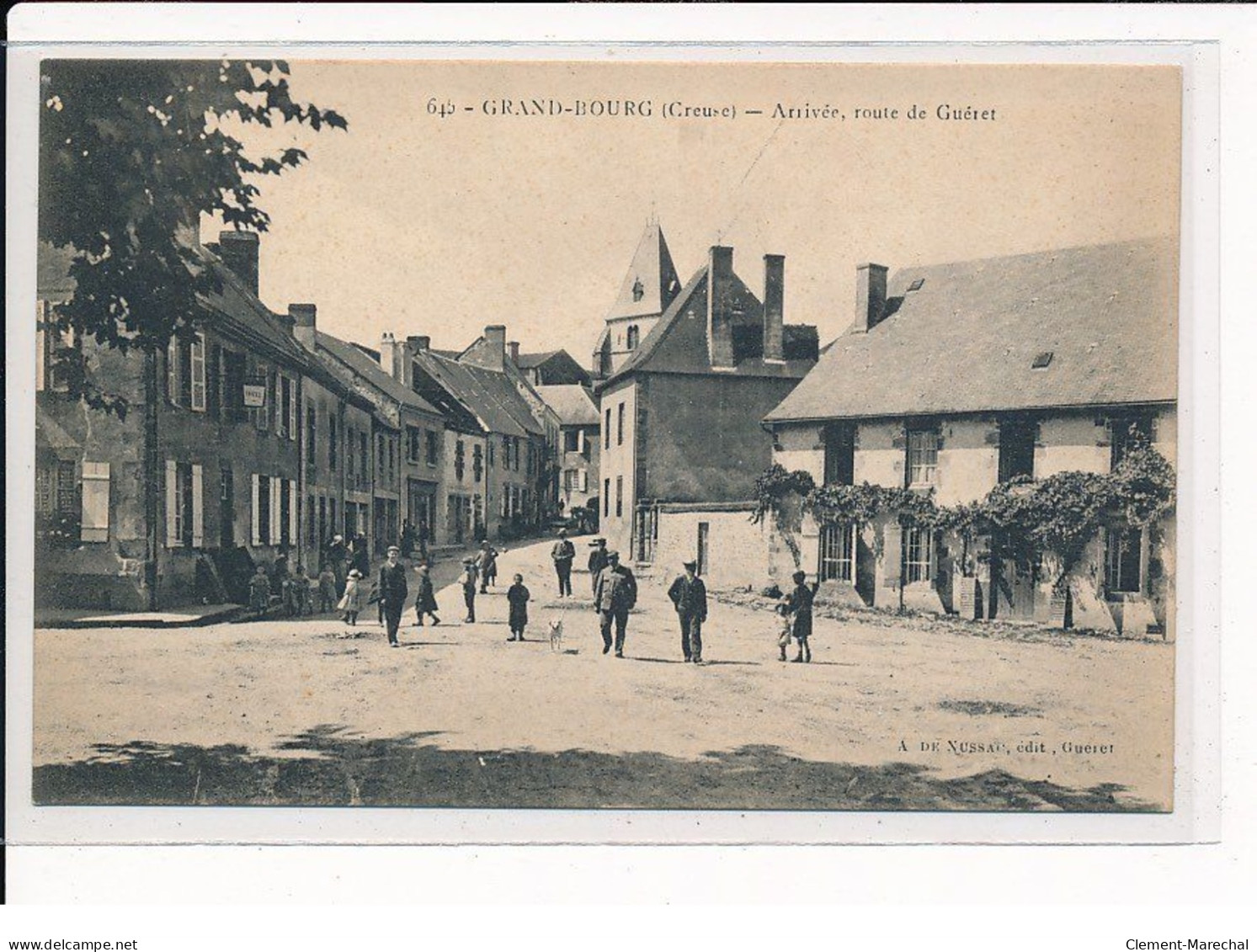 GRAND-BOURG : Arrivée, Route De Guéret - Très Bon état - Other & Unclassified