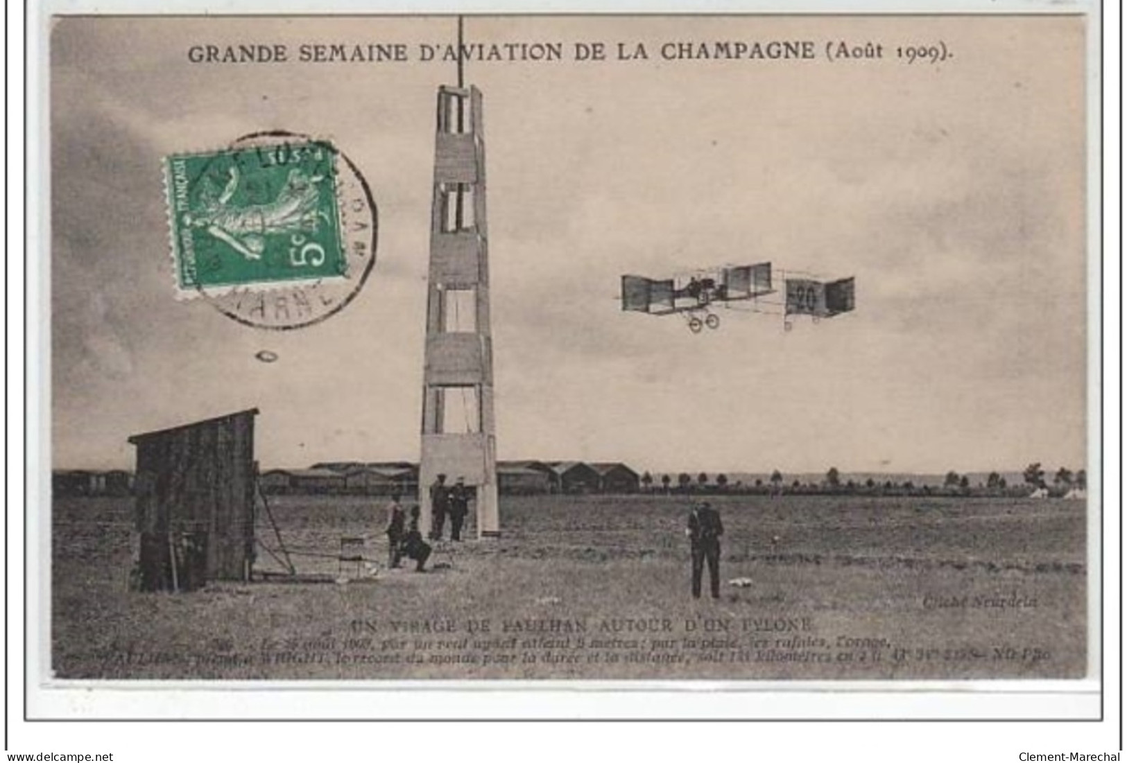 GRANDE SEMAINE D'AVIATION DE CHAMPAGNE 1909 - Très Bon état - Andere & Zonder Classificatie