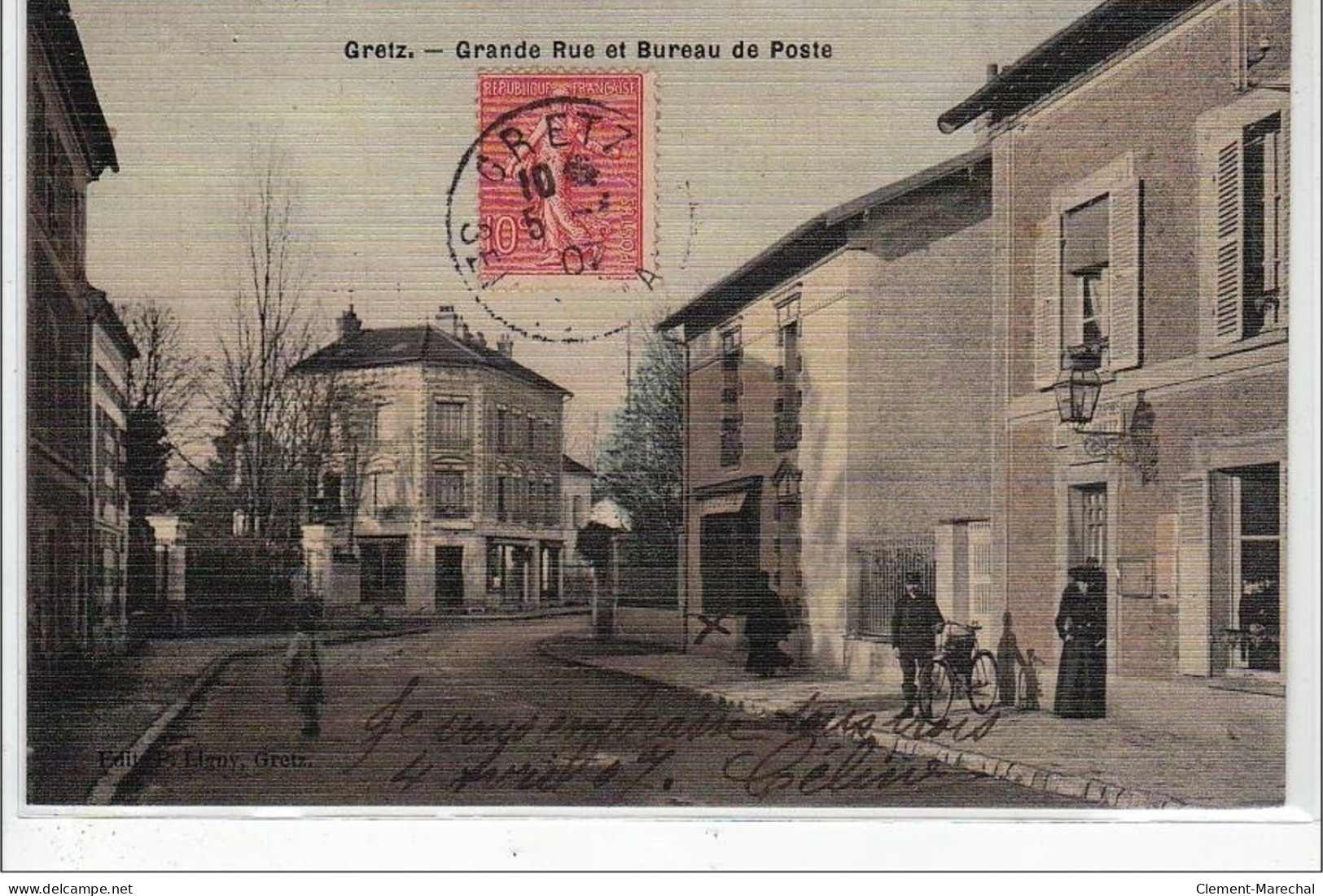 GRETZ : Grande Rue Et Bureau De Poste - Très Bon état - Gretz Armainvilliers