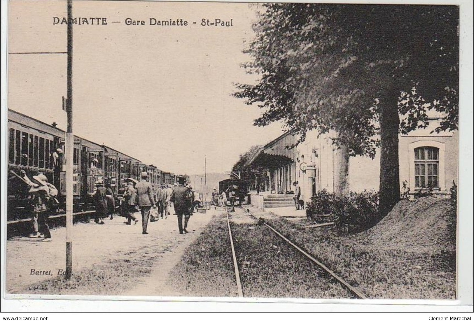 DAMIATTE : Gare Damiatte - St Paul - Très Bon état - Other & Unclassified