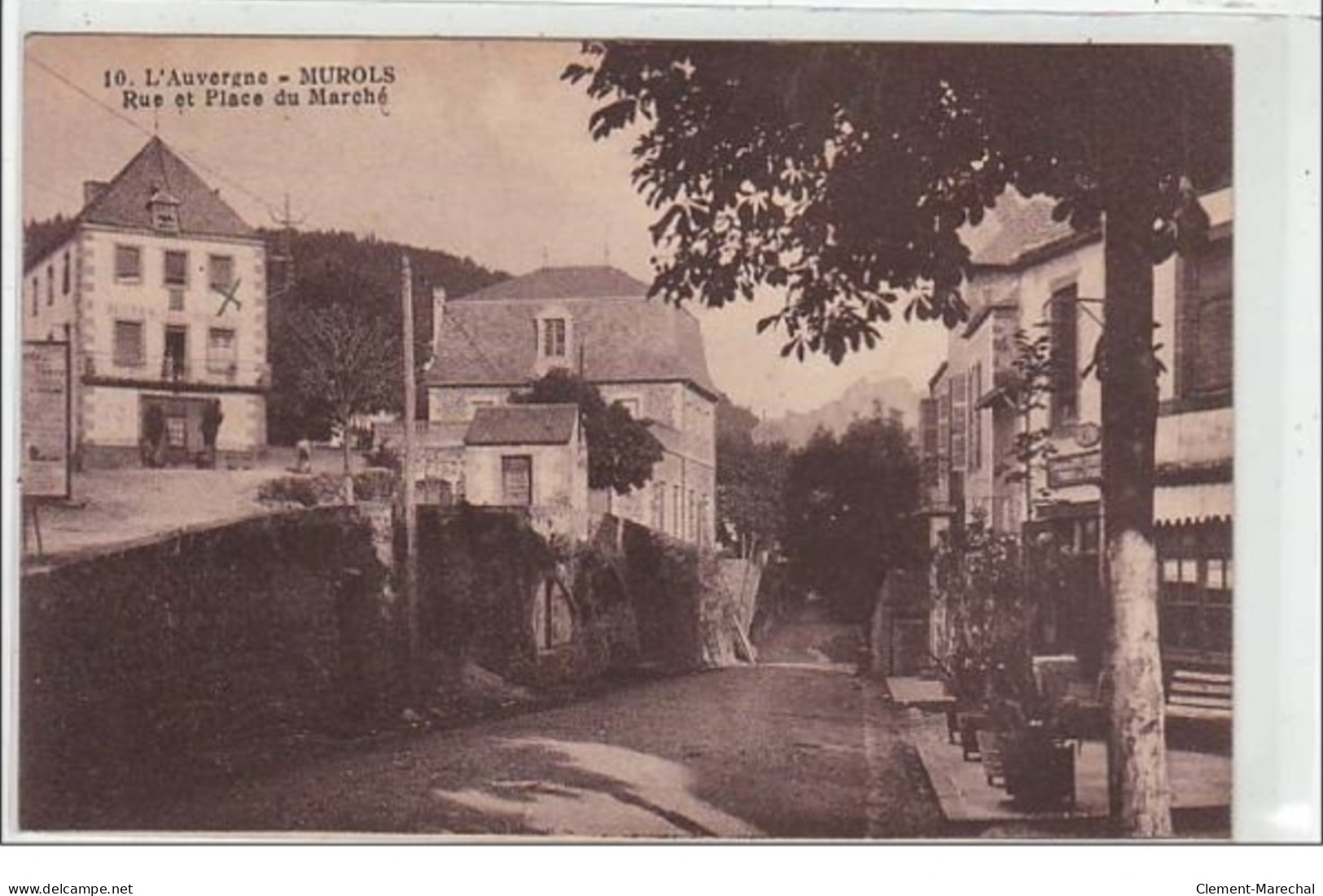 L'AUVERGNE : MUROLS : Rue Et Place Du Marché - Très Bon état - Other & Unclassified