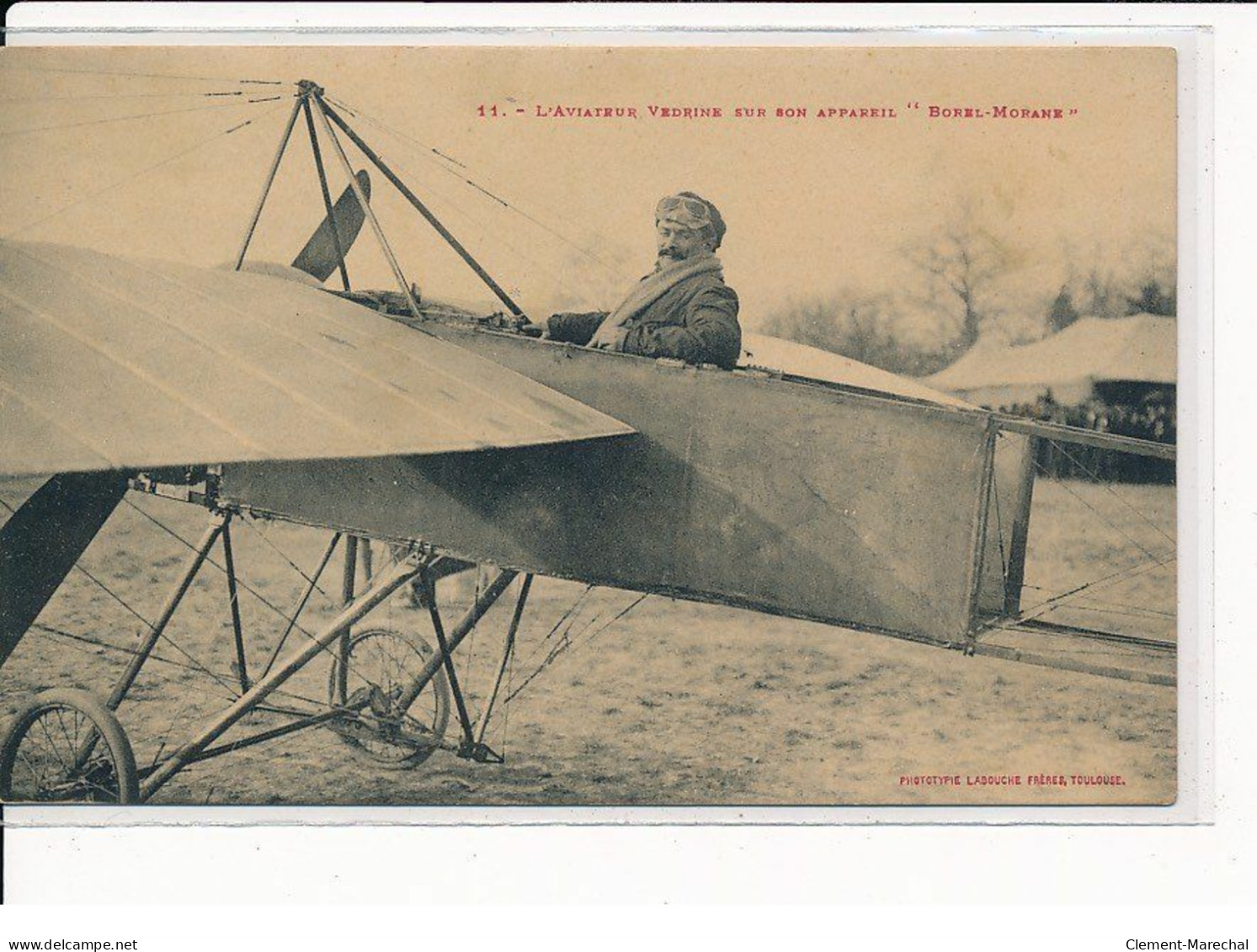 L'Aviateur Vedrine Sur Son Appareil "Borel-Morane" - Très Bon état - Altri & Non Classificati