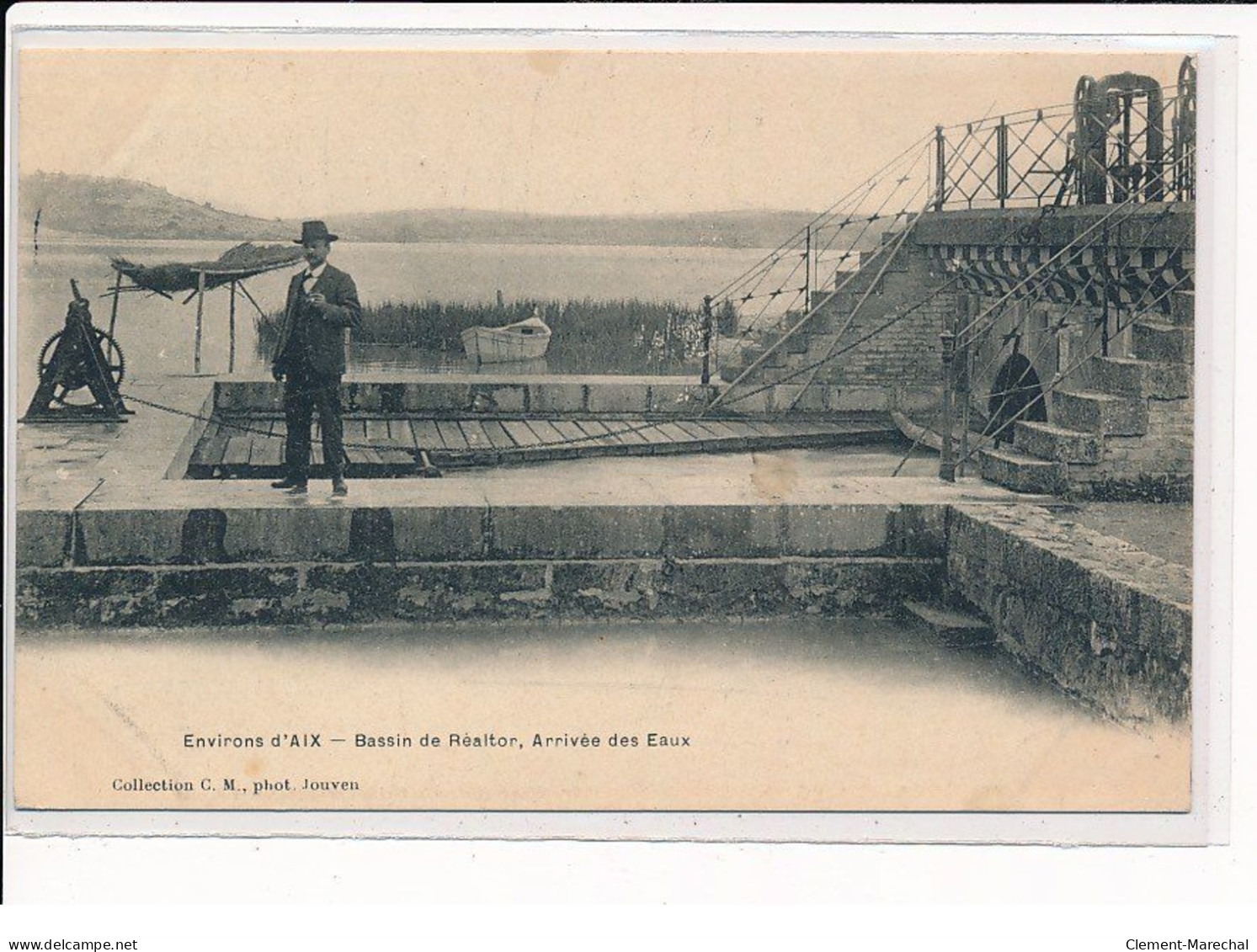 Environs D'Aix, Bassin De Réaltor, Arrivée Des Eaux - Très Bon état - Sonstige & Ohne Zuordnung