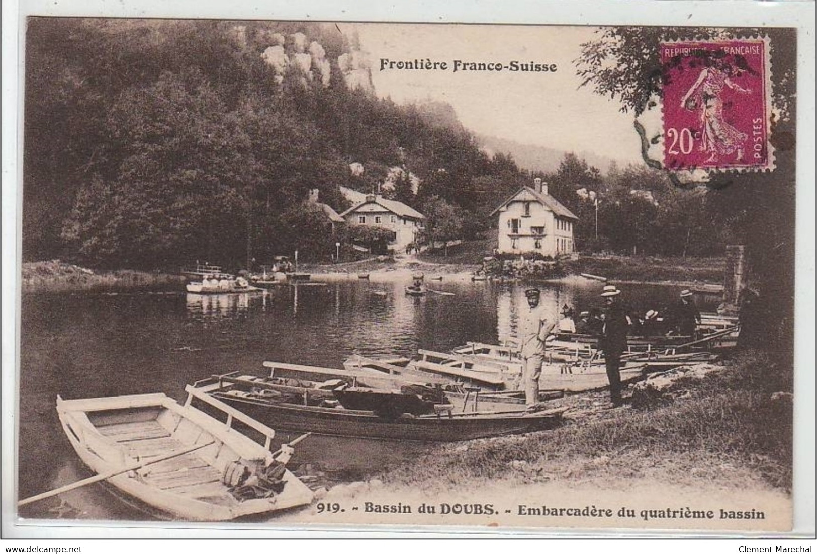 FRONTIERE FRANCO SUISSE : Bassin Du Doubs - Très Bon état - Otros & Sin Clasificación