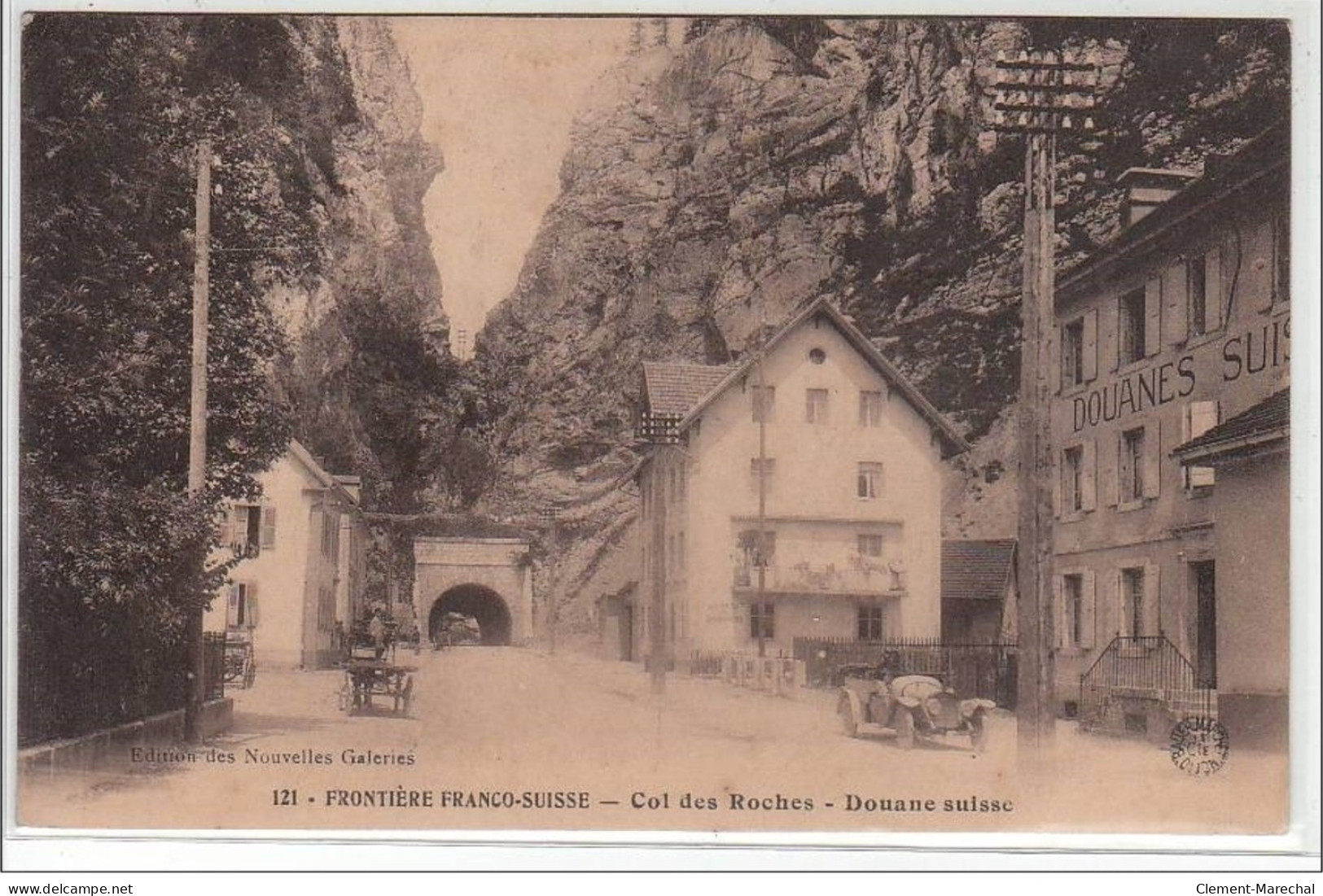FRONTIERE FRANCO SUISSE : Col Des Roches - Très Bon état - Sonstige & Ohne Zuordnung