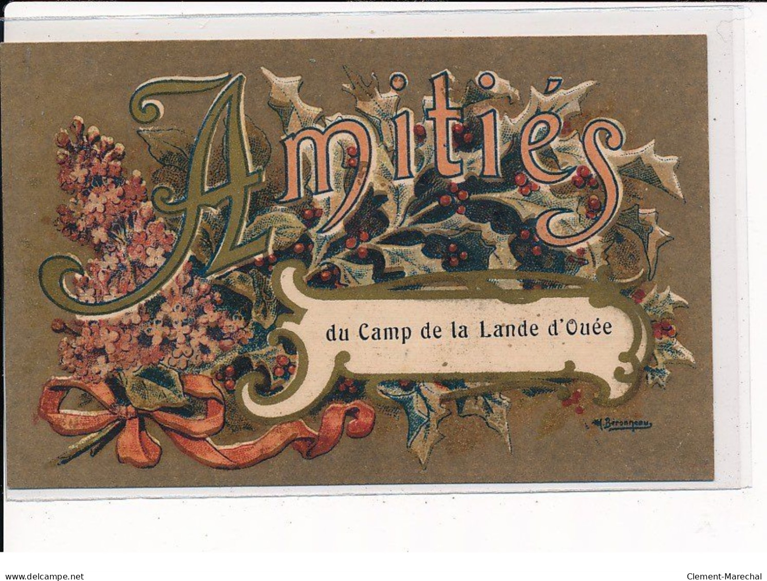 Carte Souvenir Du Camp De La Lande D'Ouée - Très Bon état - Sonstige & Ohne Zuordnung