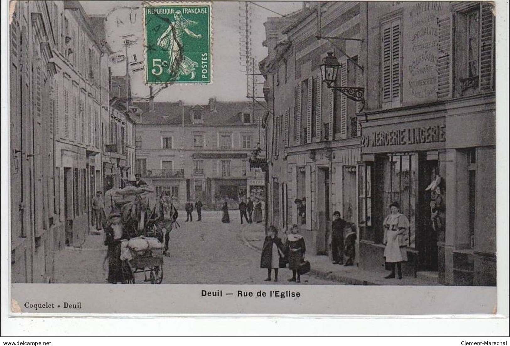 DEUIL : Rue De L'église - Bon état (angles émoussés) - Deuil La Barre