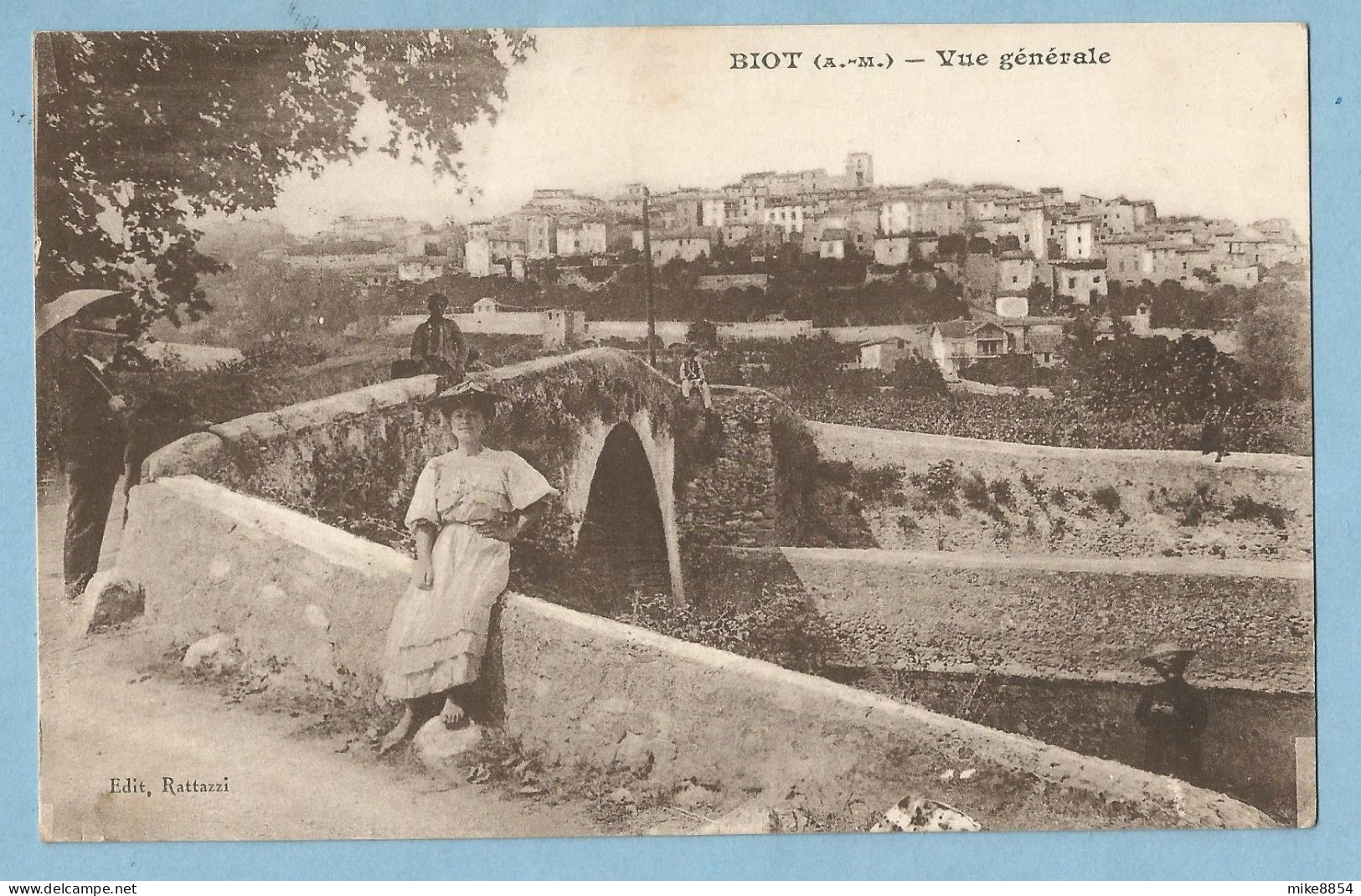 BA0010  CPA    BIOT  (Alpes-Maritimes)  Vue Générale +++++++++++++ - Biot