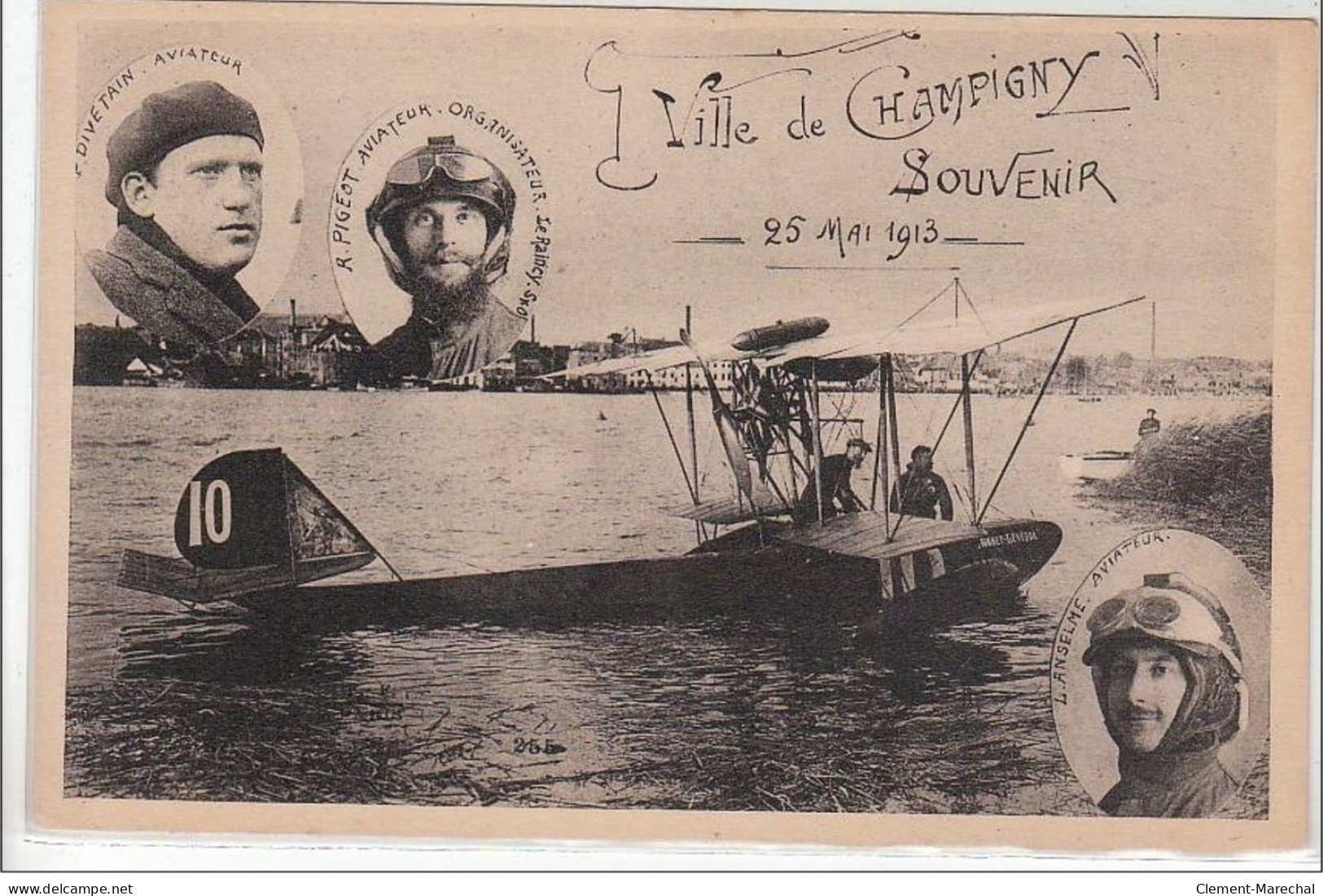 CHAMPIGNY : Souvenir De La Ville De Champigny - 2 Mai 1913 - Très Bon état - Champigny Sur Marne