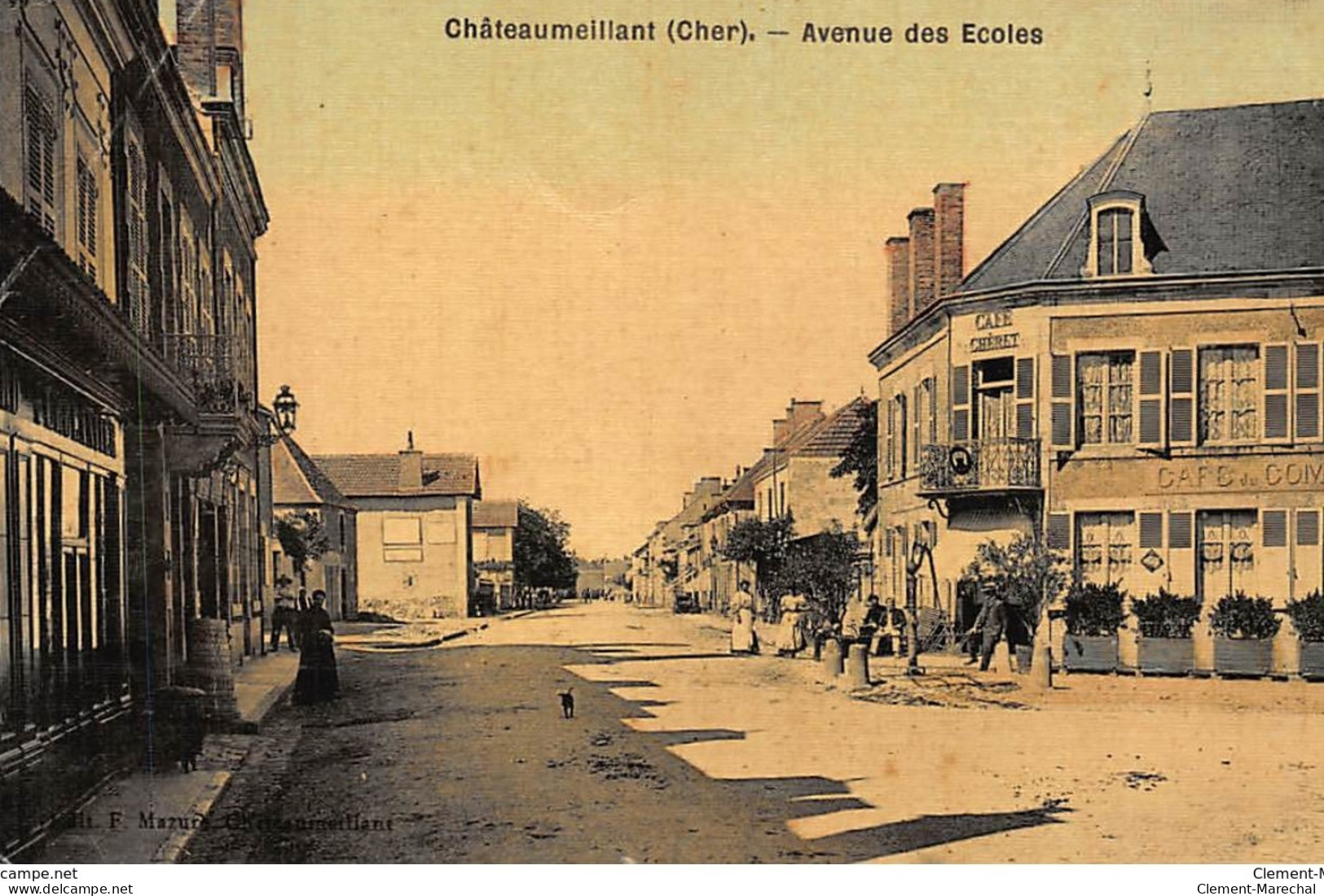 CHATEAUMEILLANT : Avenue Des Ecoles, Toillée - Etat - Châteaumeillant