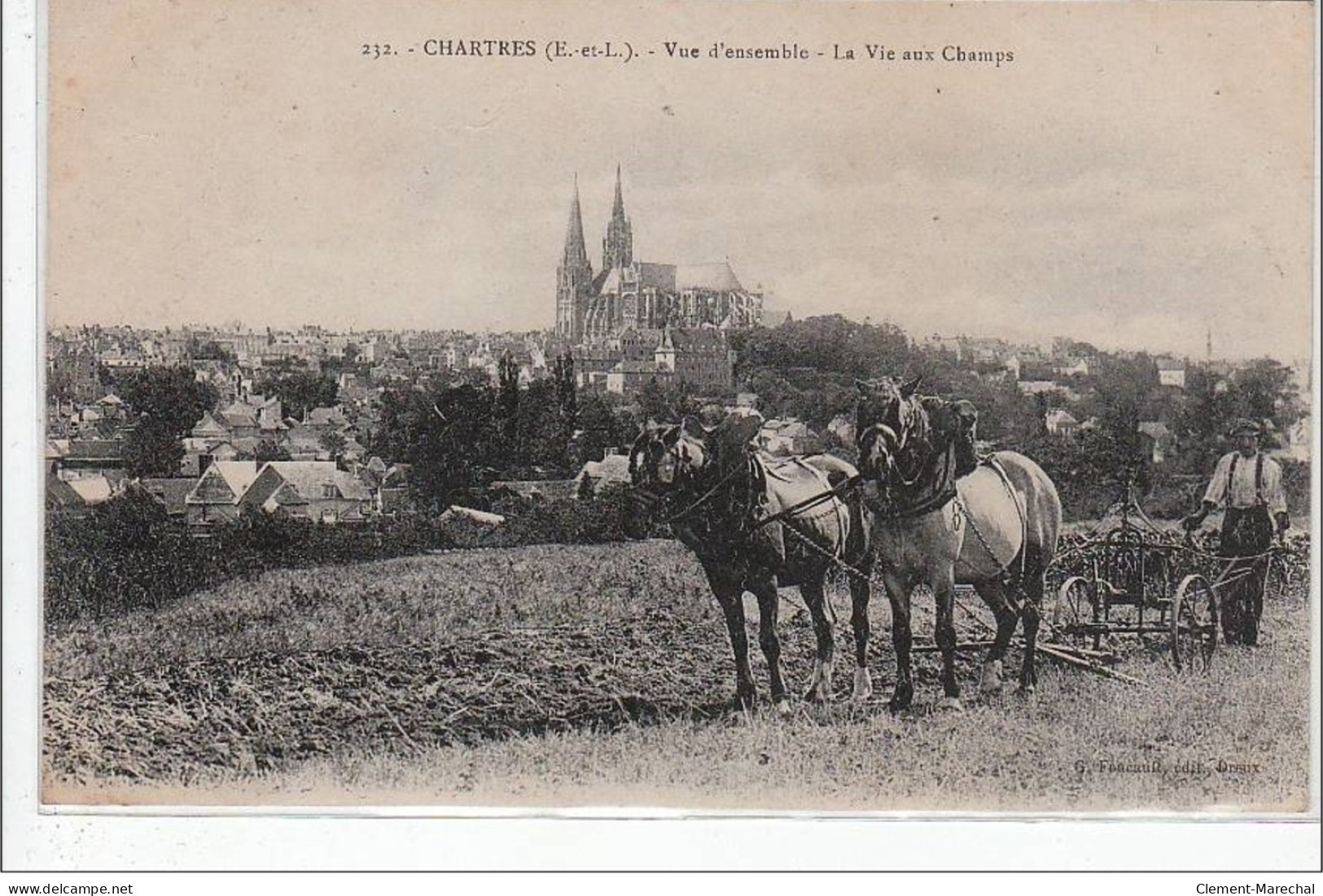 CHARTRES : Vue D'ensemble - La Vie Aux Champs - Très Bon état - Chartres