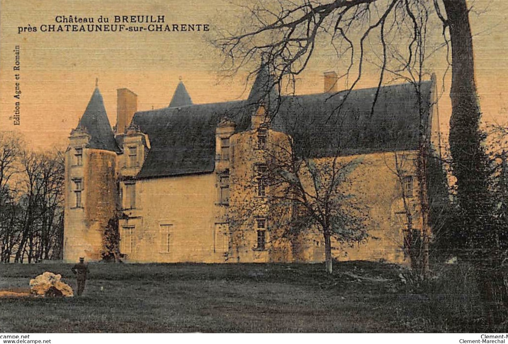 CHATEAUNEUF-sur-CHARENTE : Chateau De Breuilh, Toillée - Tres Bon Etat - Chateauneuf Sur Charente
