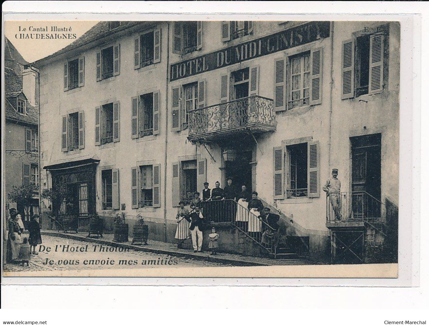 CHAUDESAIGNES : L'Hôtel Thiolon - Très Bon état - Sonstige & Ohne Zuordnung
