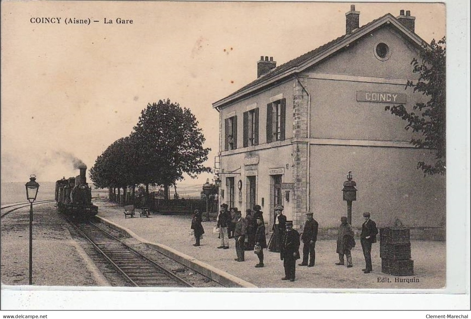 COINCY : La Gare - Très Bon état - Other & Unclassified