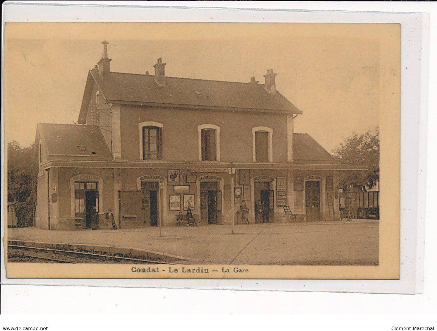 CONDAT : Le Lardin, La Gare - Très Bon état - Andere & Zonder Classificatie