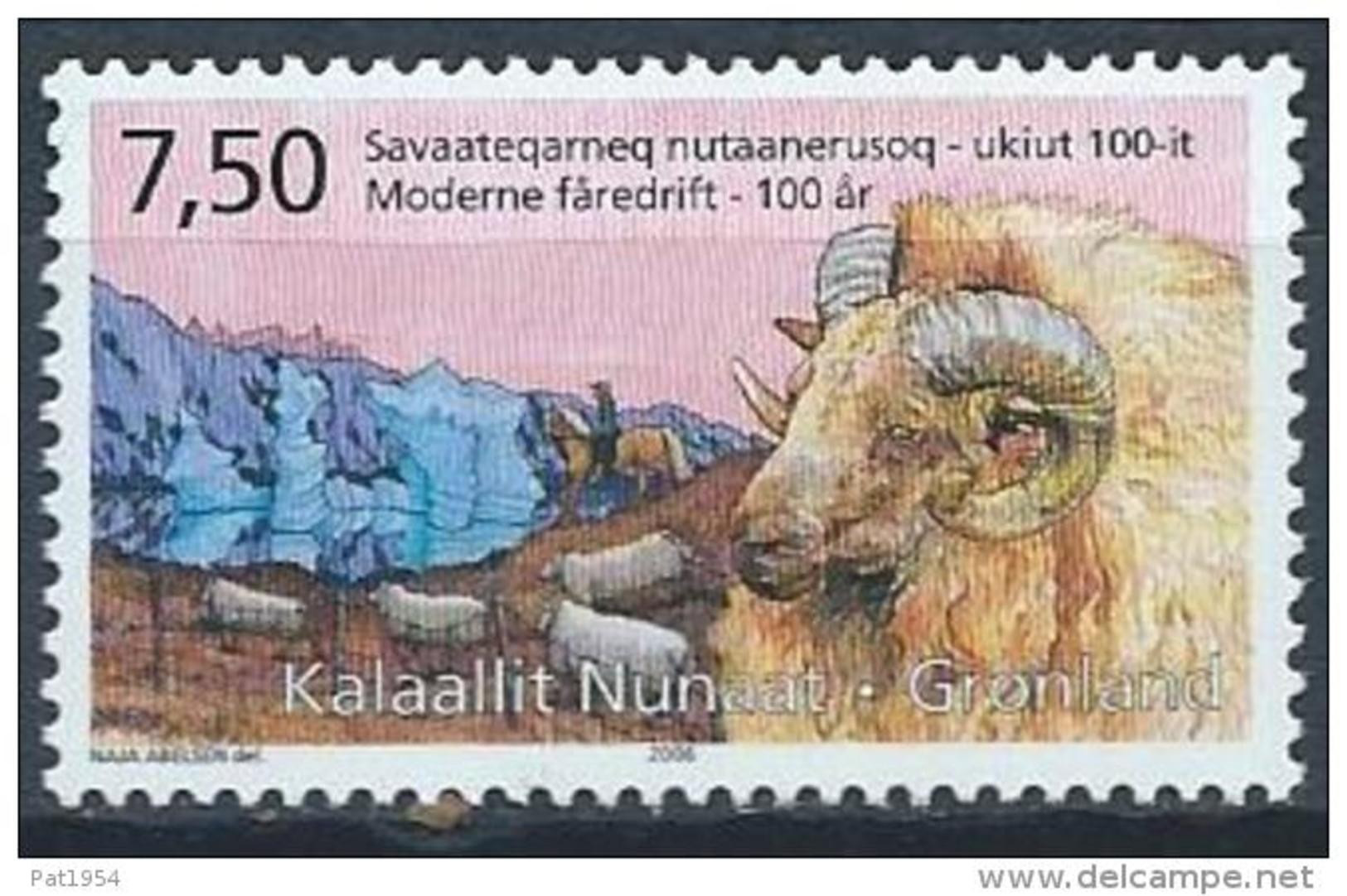 Groënland 2006 N° 449 Neuf élevage Du Mouton - Ungebraucht