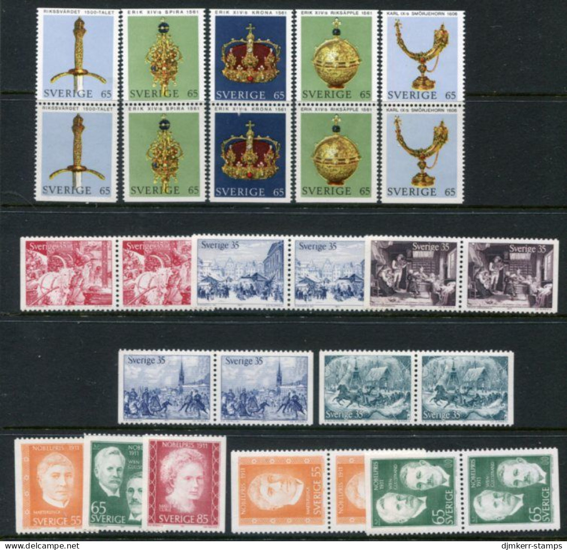 SWEDEN 1971 Issues Almost Complete  MNH / **.  Michel 700-36 - Unused Stamps