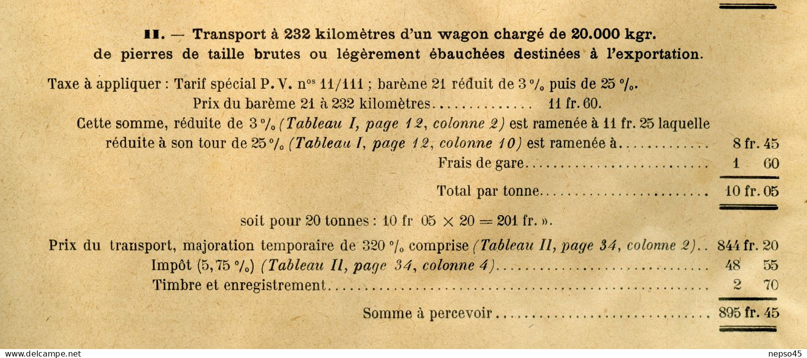 Instructions Générales.1926.Transport à petite vitesse.Chemins de Fer.Alsace-Lorraine.de l'Est.d'Etat.du Midi.du No