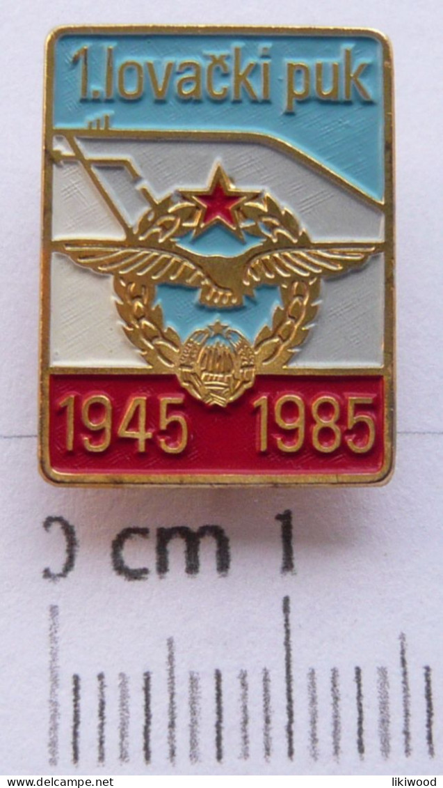 1.lovački Puk - 1st Yugoslav Fighter Regiment - 1945-1985 - 40th Anniversary - Militair & Leger