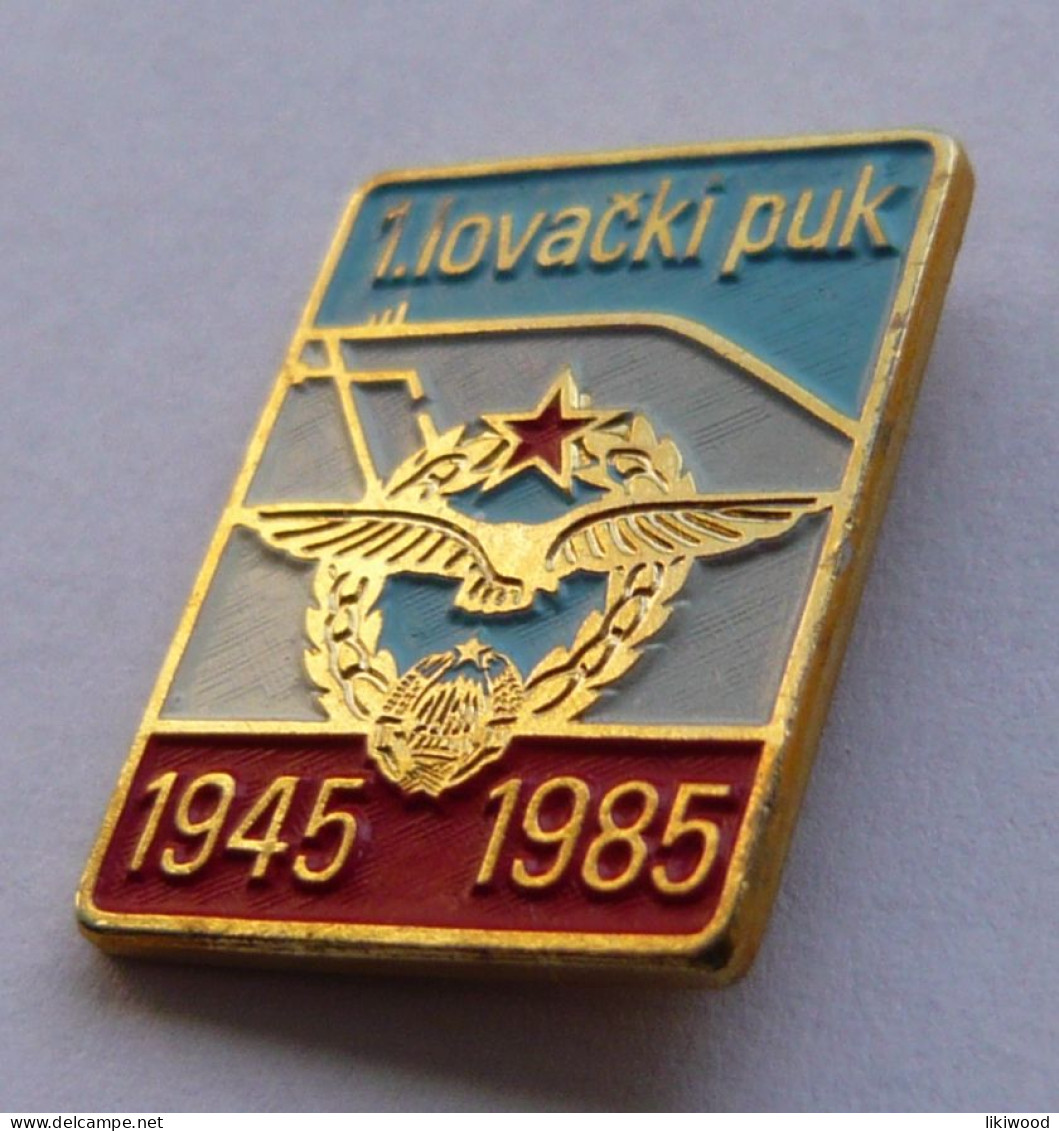 1.lovački Puk - 1st Yugoslav Fighter Regiment - 1945-1985 - 40th Anniversary - Militaria