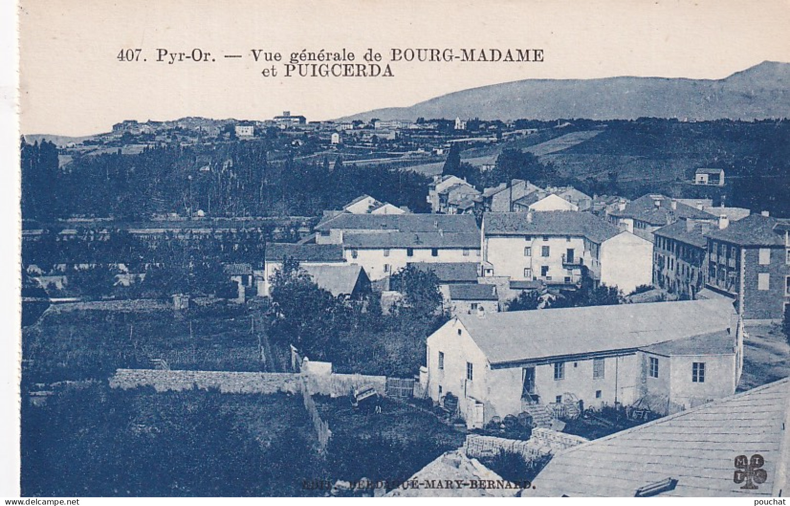 Z+ Nw-(66) VUE GENERALE DE BOURG MADAME ET PUIGCERDA  - Sonstige & Ohne Zuordnung