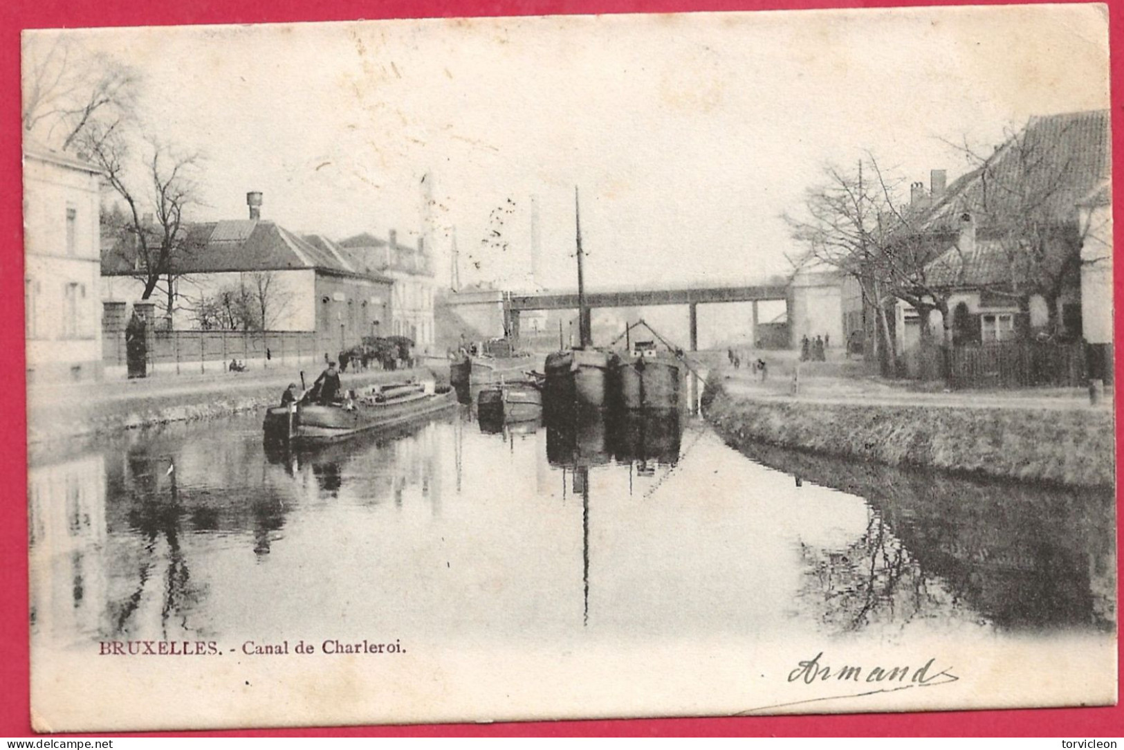 C.P. Bruxelles = Canal  De  Charleroi - Brüssel (Stadt)