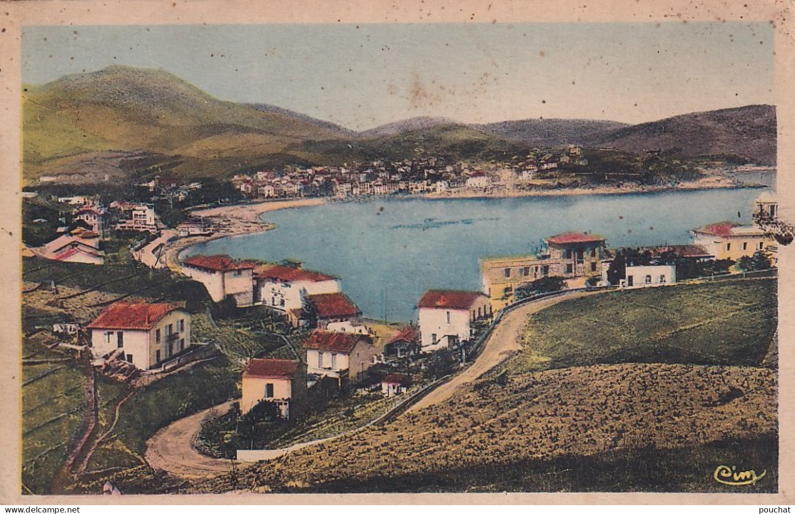 Z+ Nw-(66) BANYULS SUR MER - VUE GENERALE - CARTE COLORISEE - Banyuls Sur Mer