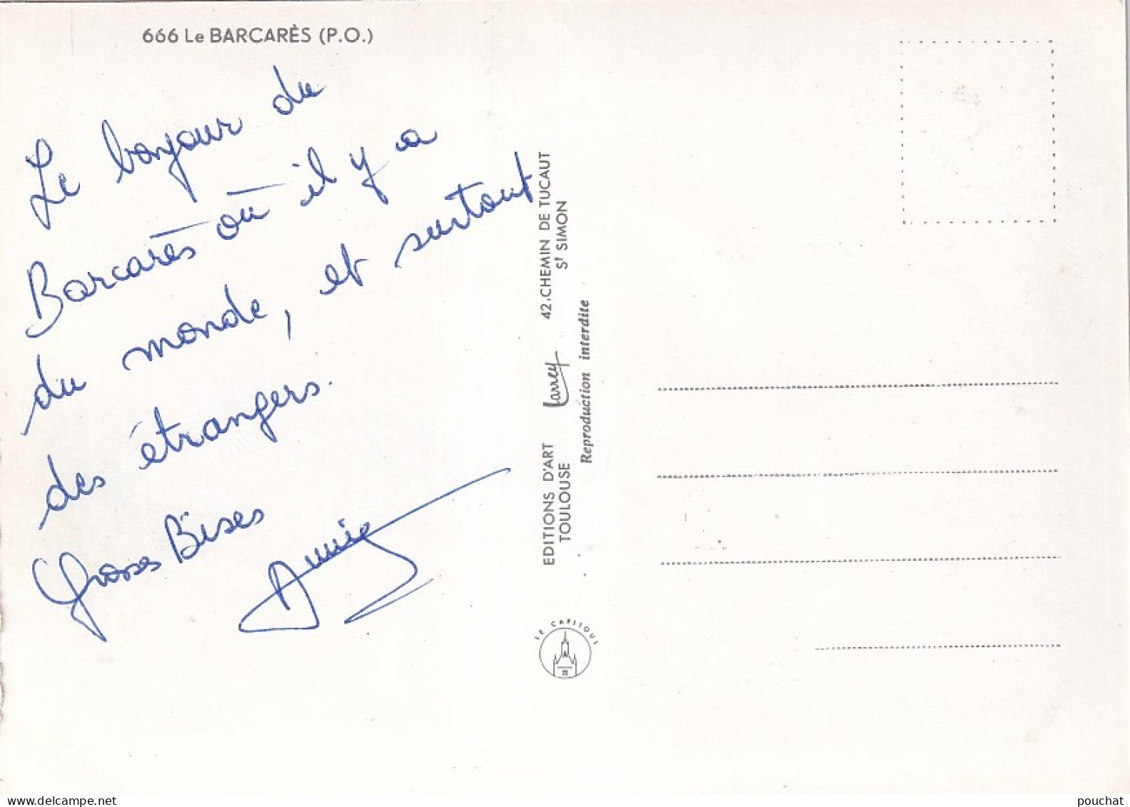 Z+ Nw-(66) LE BARCARES - CARTE MULTIVUES : BAR RESTAURANT LE CASABLANCA , HOTEL RESTAURANT LA LANGOUSTE QUI CHANTE - Port Barcares