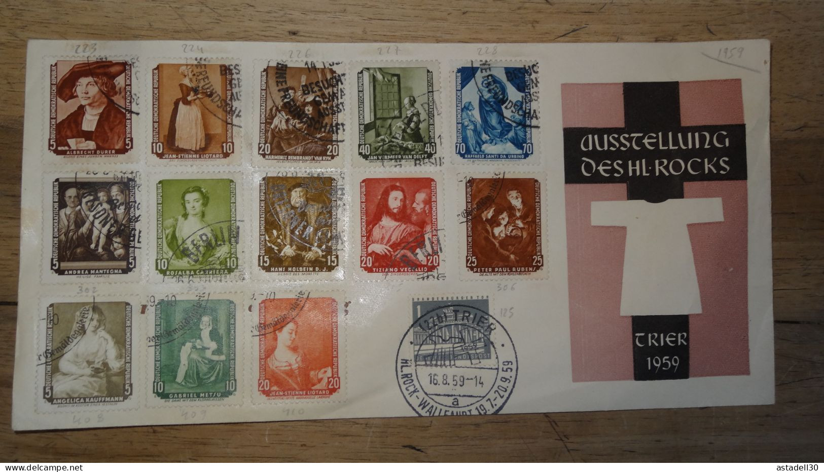 Grande Enveloppe DDR - 1959 .......... 240424......... CL9-57b - Cartas & Documentos