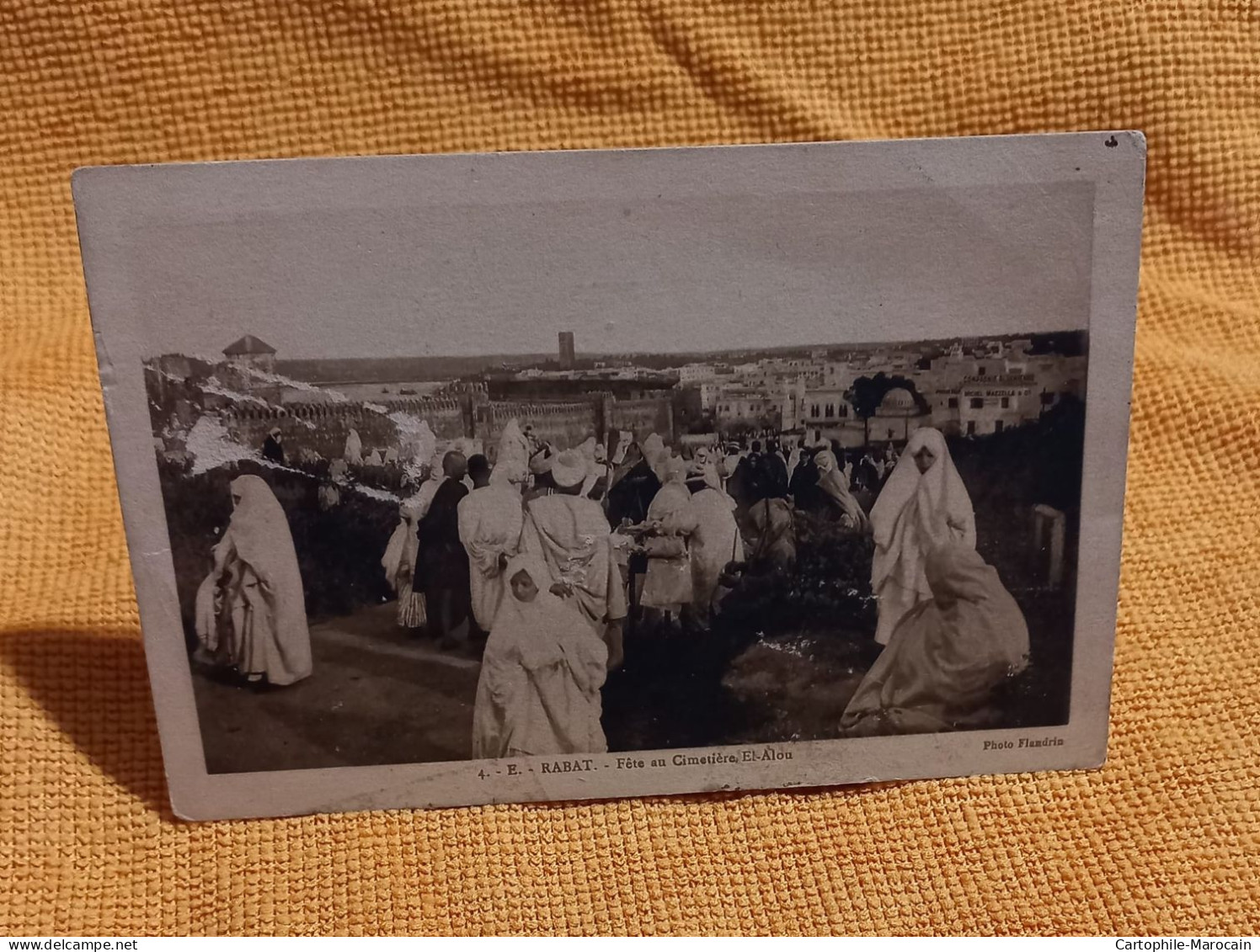 *A17*- Cp38 - RABAT : Fête Au Cimetière El-Alou - Rabat