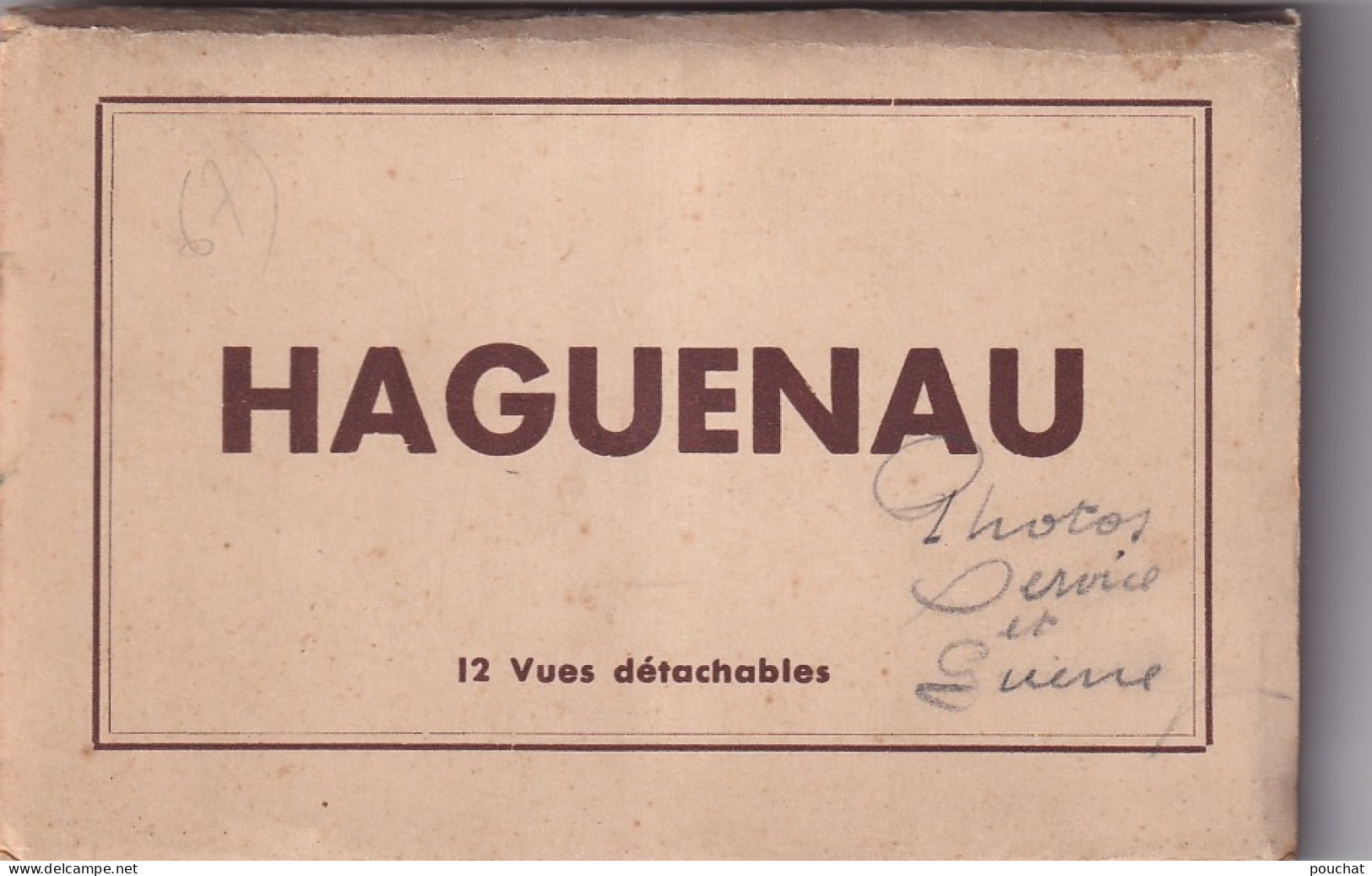 Z+ Nw-(67) HAGUENAU - DEPLIANT CARTES POSTALES 12 VUES - Haguenau