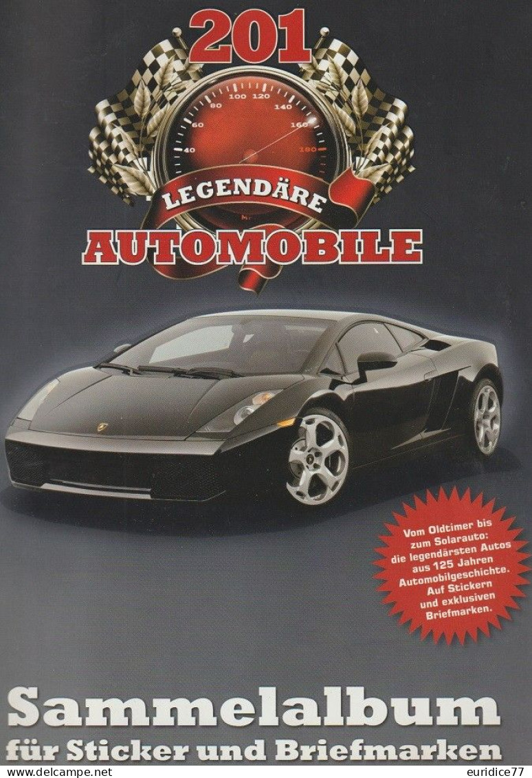 Sammelalbum 201 Legendare Automobile - Other & Unclassified