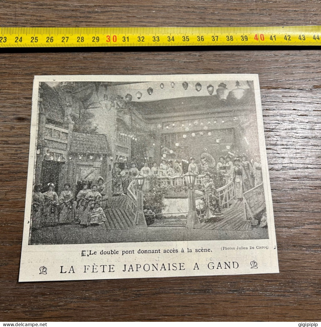 1908 PATI  FÈTE JAPONAISE A GAND Leboucq Flachet Fol Lambert - Collections