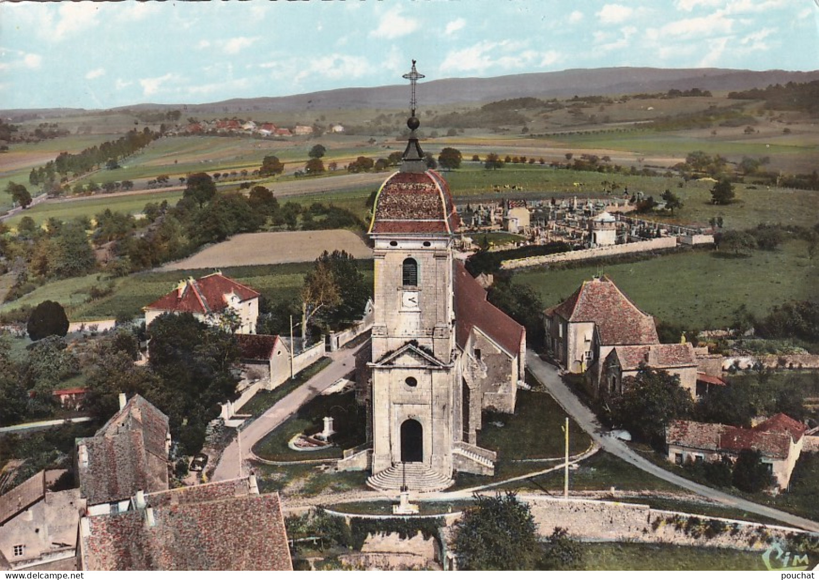 Z+ Nw-(70) BUCEY LES GY - VUE AERIENNE - L'EGLISE - Sonstige & Ohne Zuordnung