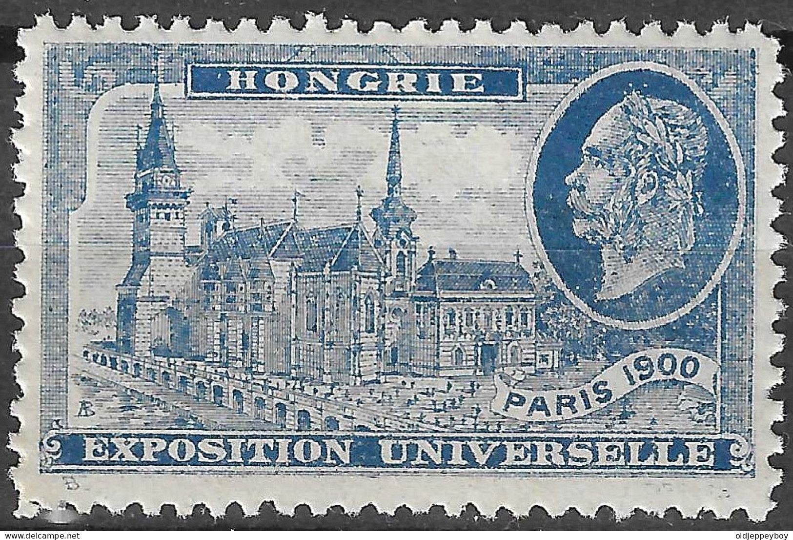 FRANCE ERINOPHILIE FAIR EXPOSITION UNIVERSELLE 1900 PARIS HONGRIE HUNGARY Vignette CINDERELLA MNH** - 1900 – Paris (Frankreich)